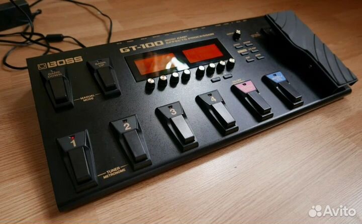 Гитарный процессор эффектов boss gt-100