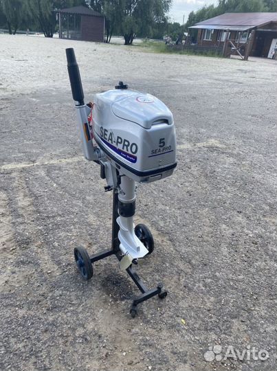 Лодка hunter 320 с мотором 5 лс