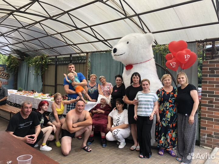 Ростовые куклы Анимация Белый мишка