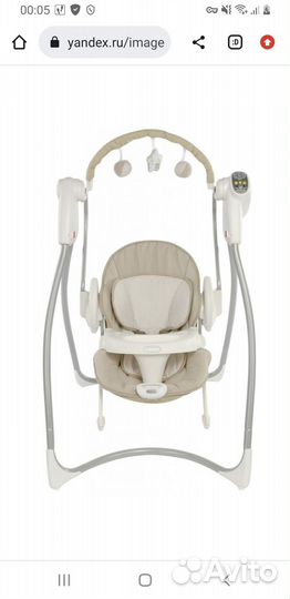 Детские электрические качели graco