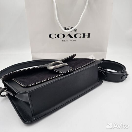 Сумка Coach tabby 26 чёрная новая