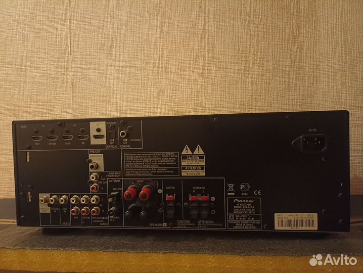 Ресивер pioneer vsx-422-k