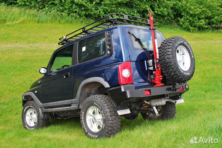 Бампер риф силовой задний Tagaz Tager с квадратом