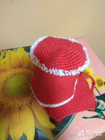 Шапочка с манишкой