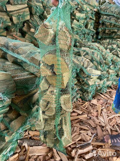 Дрова в сетках