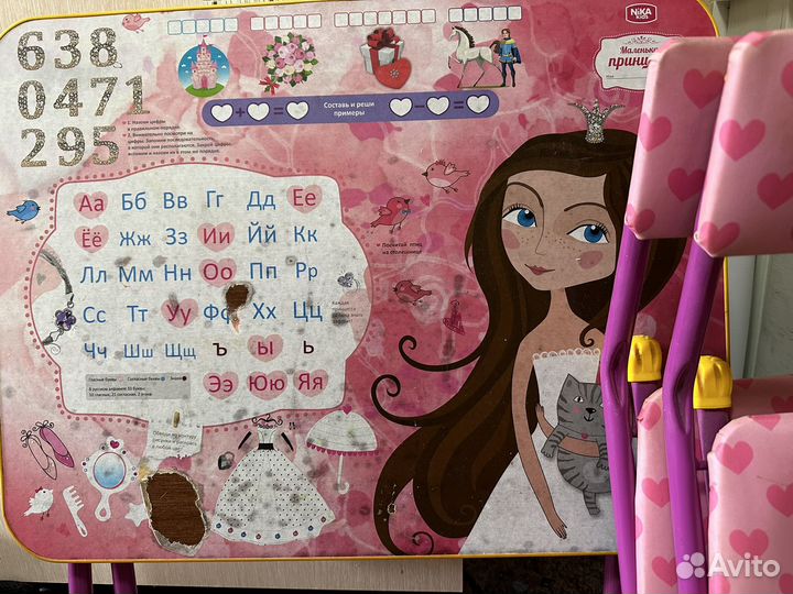 Детский стол и стул ника