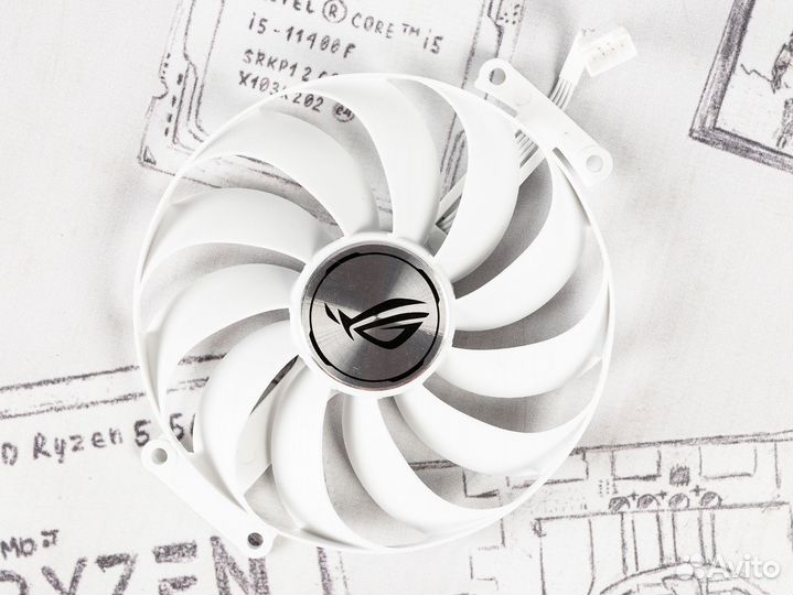 Вентилятор для видеокарты Asus ROG Strix White №1