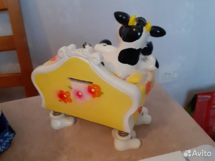 Игрушка Коровка-копилка