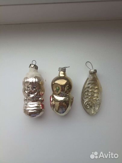 Винтажные ёлочные игрушки СССР