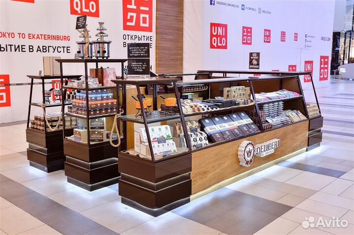 Торговый островок в ТЦ, изготовление островков