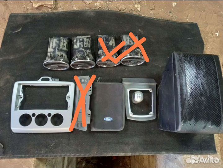 Накладка дефлектор форд фокус 2