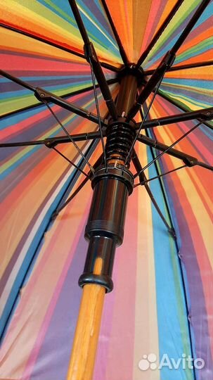 Зонт-трость женский новый. Полуавтомат