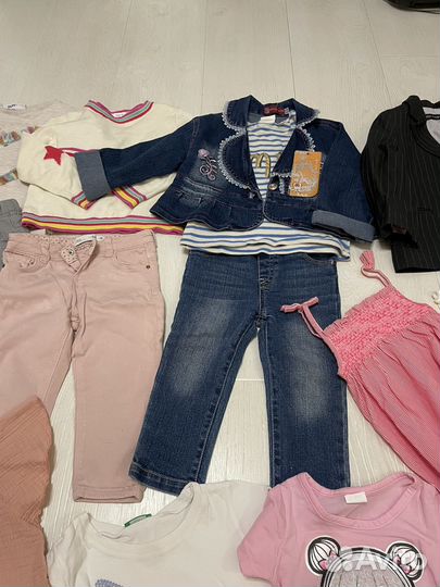 Детские вещи пакетом на девочку 80 86 92