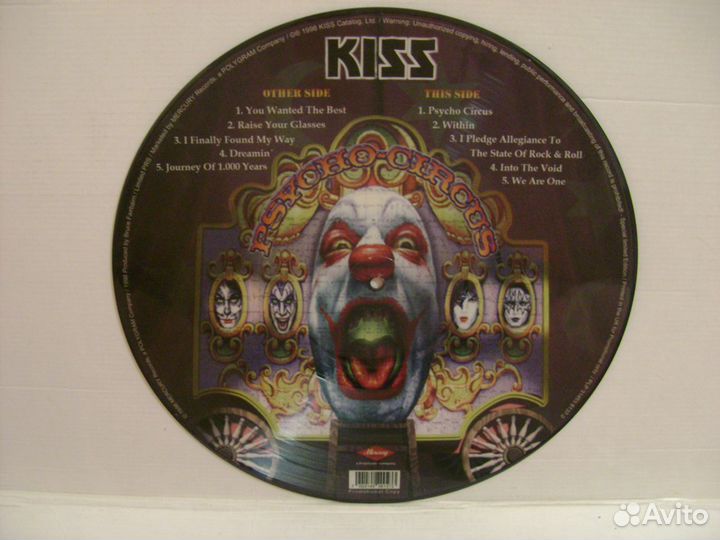 Kiss LP виниловые пластинки