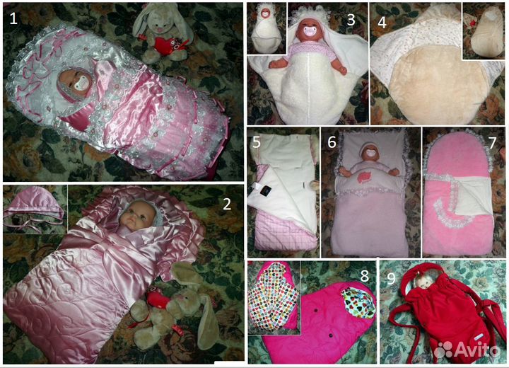 Конверты на выписку для малышей