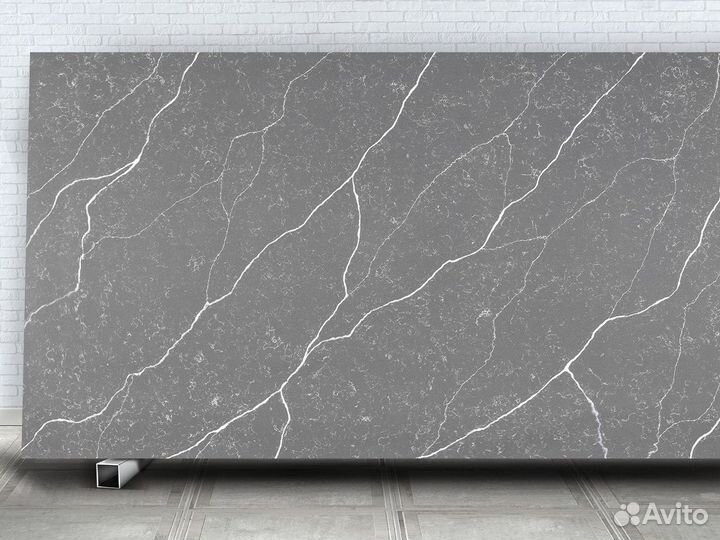 Облицовка камина мрамором Петра грей