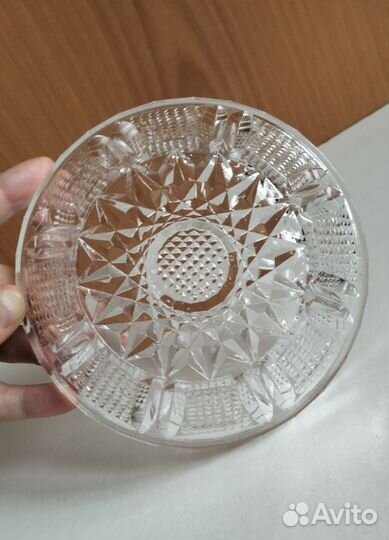 Вазочка конфетница салатник. Хрусталь СССР