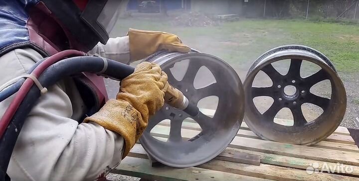 Пескоструйщик дисков