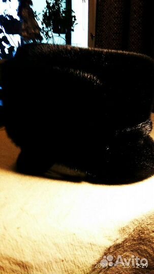 Норковая шапка мужская новая