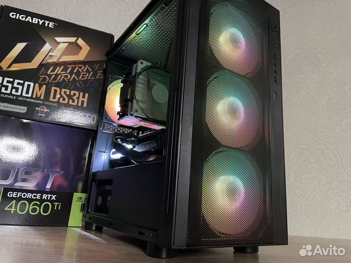 Игровой пк AMD Ryzen 5 5600 + RTX 4060 Ti