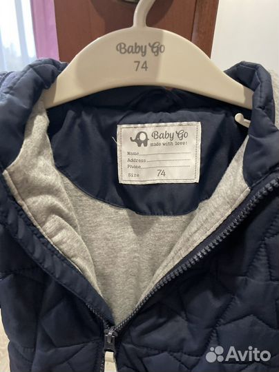 Комбинезон демисезонный baby go 74
