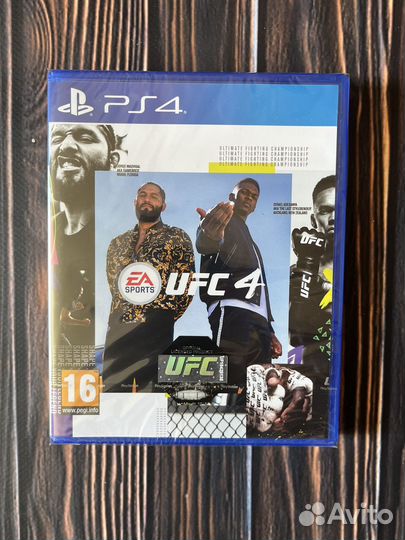 Ufc 4 ps4 диск новый