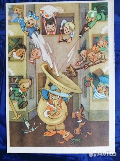 Открытки Незнайка и его друзья
