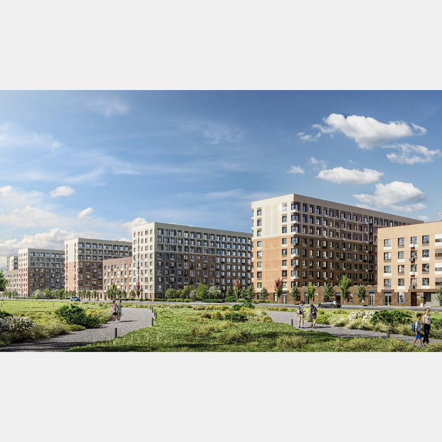 2-к. квартира, 44,6 м², 6/9 эт.