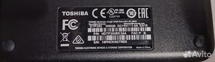 Внешний HDD Toshiba Canvio Ready 500gb, кейс