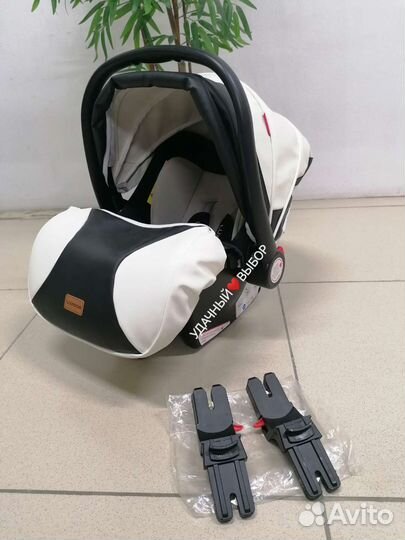 Новая автолюлька на коляску (с адаптерами)