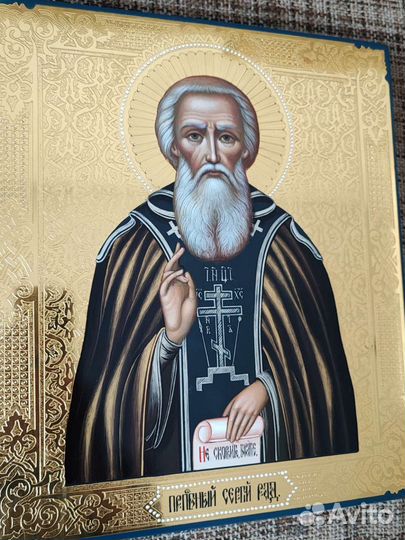 Икона Сергий Радонежский