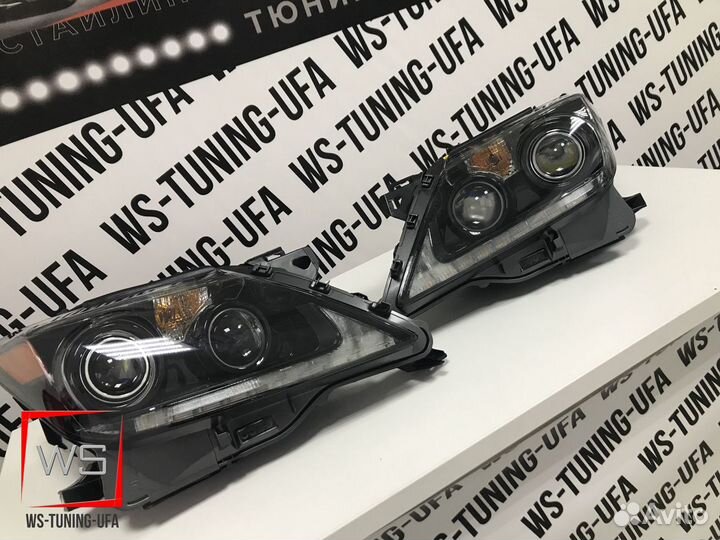 Фары черные lexus LX570 K475