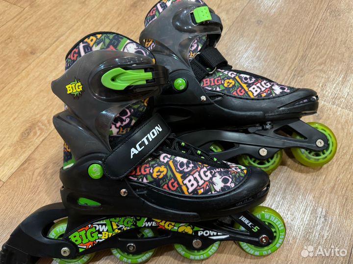 Коньки роликовые 34-38