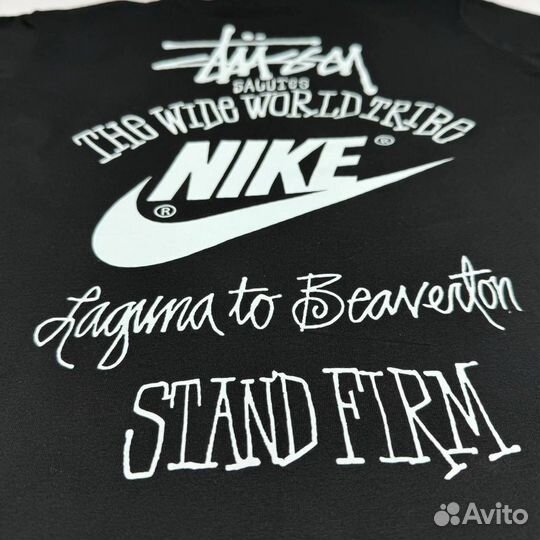 Футболка Nike Stussy (Черная)