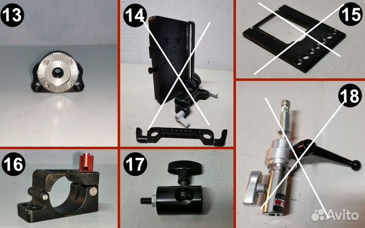 Обвес, грип и пр. (Arri, WC, SmallRig) 45 позиций