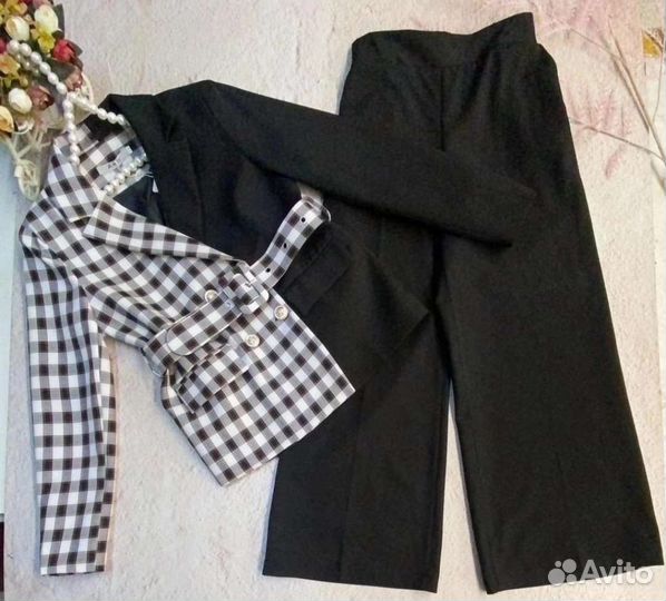 Брючный костюм на девочку 158 см