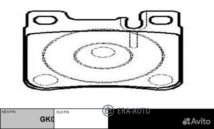 CTR GK0031 GK0031 колодки дисковые задние\ MB W140