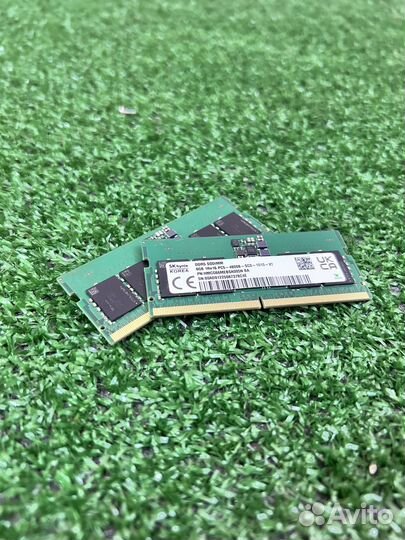 Оперативная память 8гб DDR5 x 2 Sk Hynix