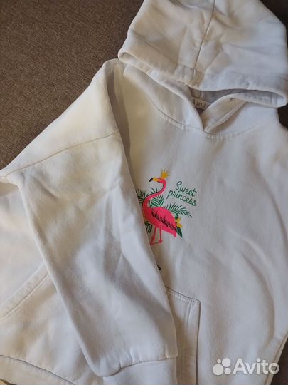 Толстовка белая для девочки