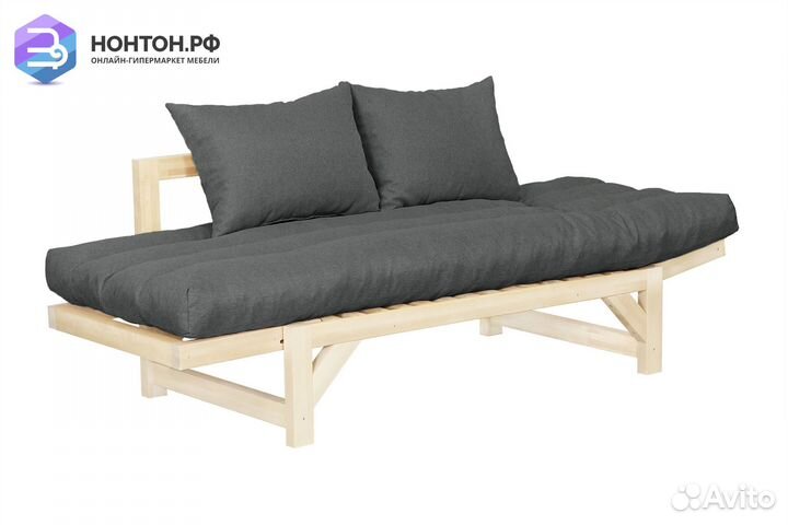 Диван кушетка Амбер-2 темно-серый