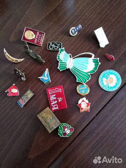 Значки СССР 13 шт