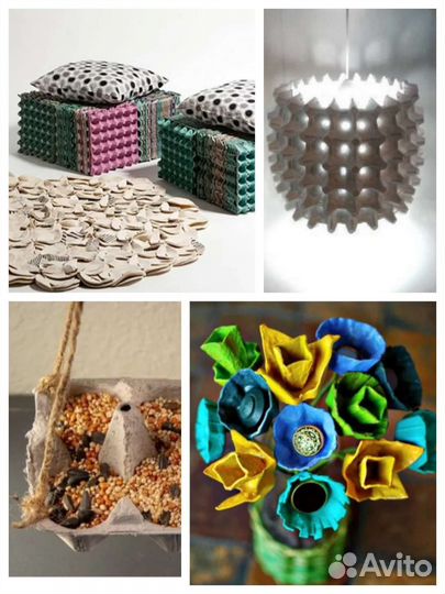 Ячейки/лотки/контейнеры для яиц и творчества ;)