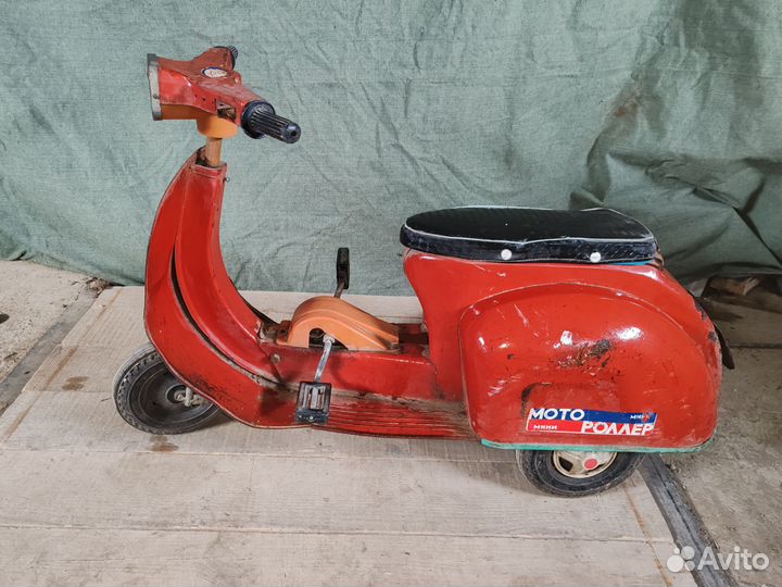 Мотороллер Кроха, педальный