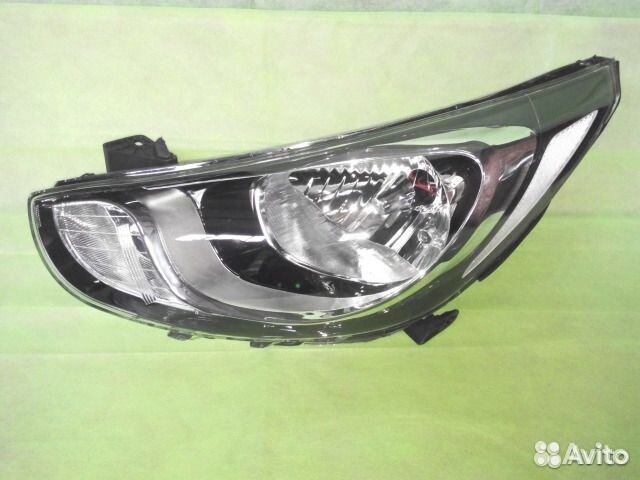 Фара левая Хендай Солярис 2010-2014гг