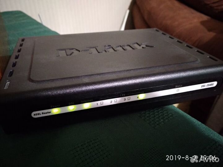 Модем D-link DSL-2540U