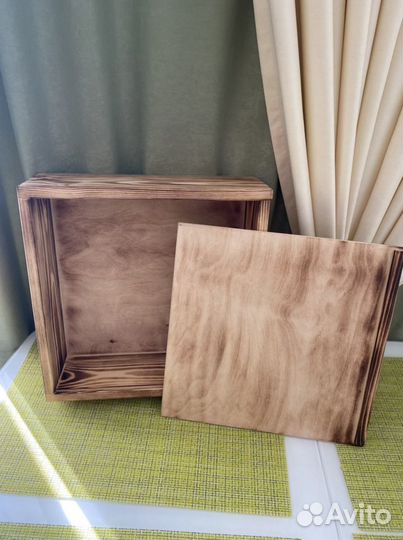 Ящик деревянный подарочный