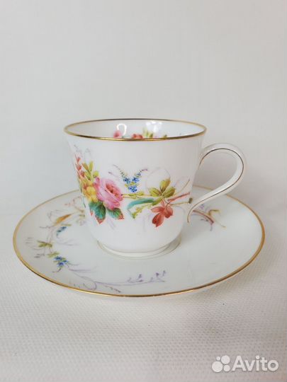 Антикварные кофейные пары Лимож Limoges