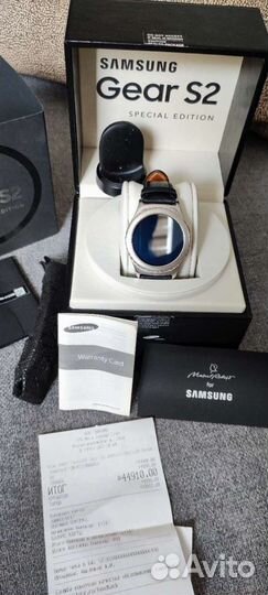 Samsung Gear s2 special edition белое золото