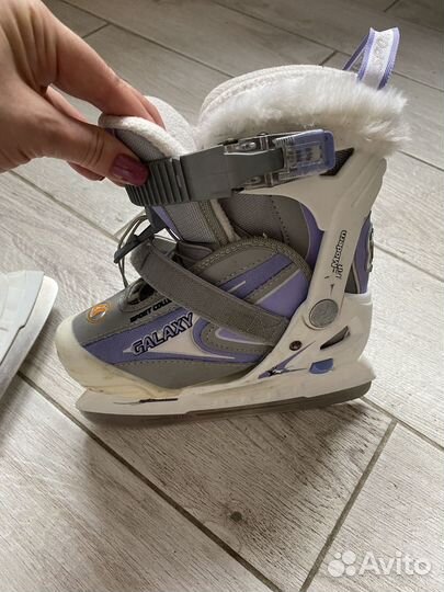 Коньки детские раздвижные р28-31