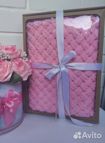 Плед детский из пряжи Ализе (Alize puffy)